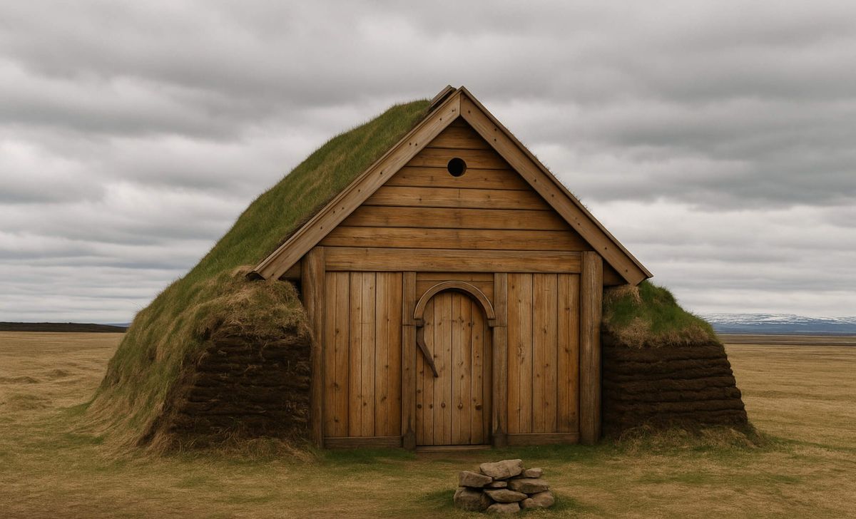 Geirsstaðakirkja Turf Church, Iceland