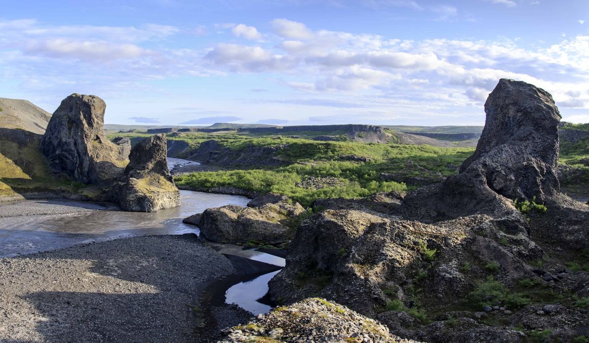 Hljóðaklettar, Iceland