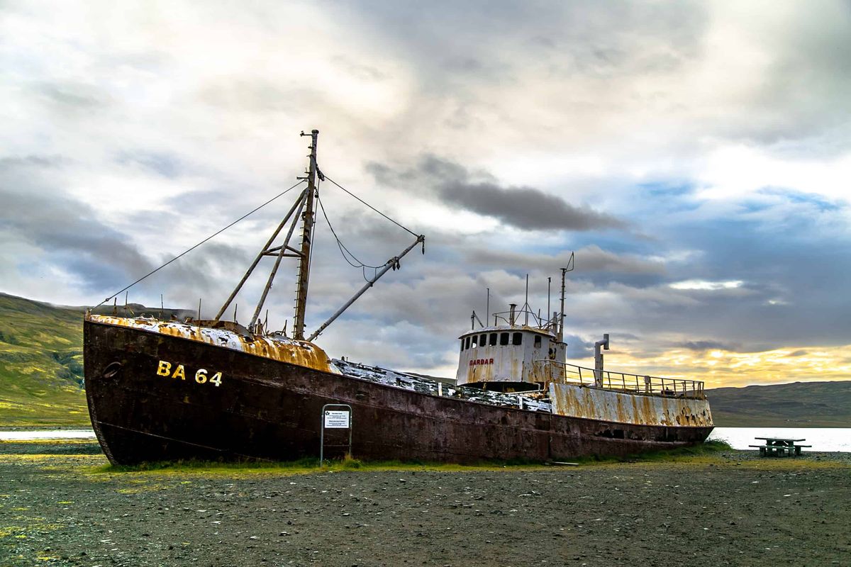 Garða BA 64 Shipwreck, Iceland