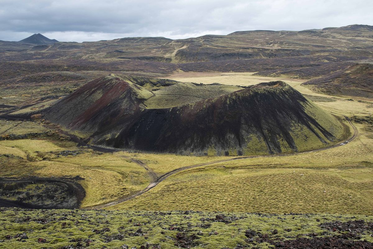 Grábrók Crater, Iceland