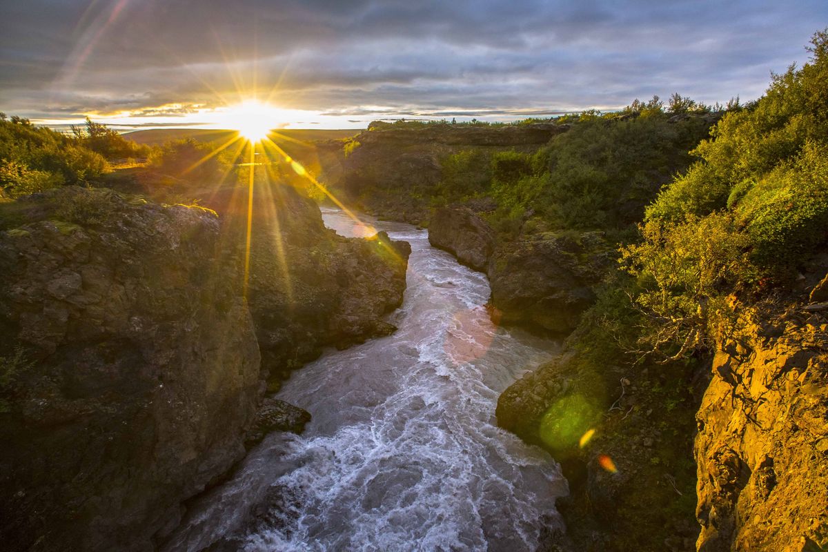 Barnafoss, Iceland