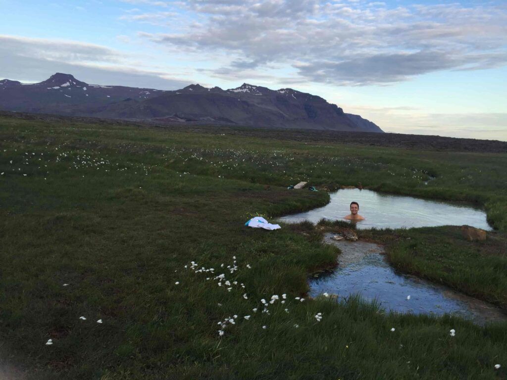 Sturlungalaug hot spring, Iceland