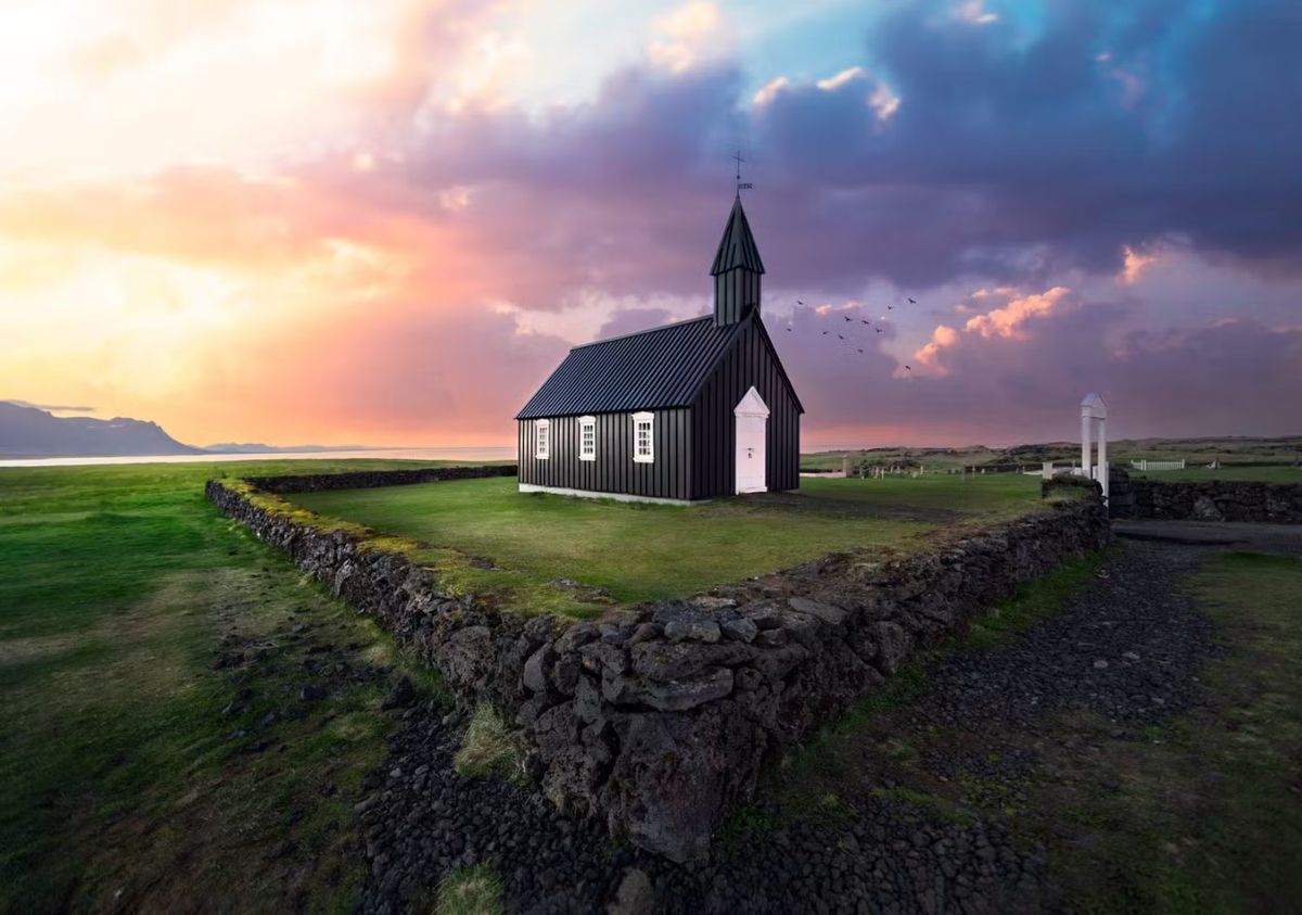 Búðakirkja, Iceland