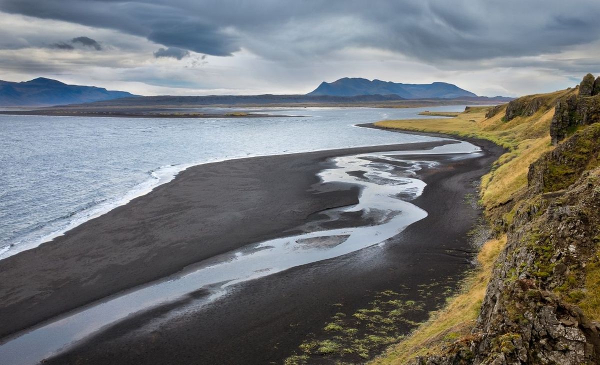 Vatnsnes Black Sand Beach, Iceland